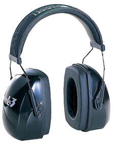 Lightweight over ear hearing protection from Howard Leight featuring 30 dB of noise reduction. Black cups.